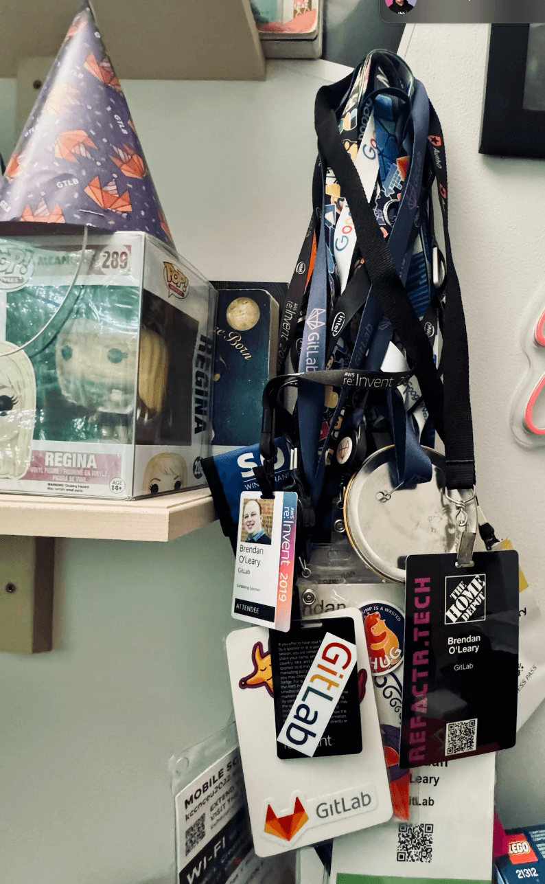 Lots and lots of badges that I've collected over the years